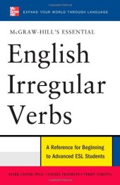 book McGraw-Hill's Essential English Irregular Verbs (McGraw-Hill ESL References)