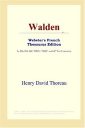 book Walden (Webster's French Thesaurus Edition)