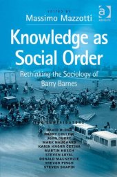 book Knowledge as Social Order