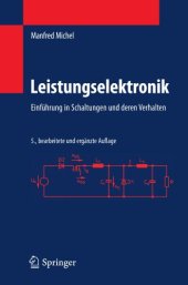 book Leistungselektronik: Einführung in Schaltungen und deren Verhalten