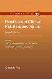 book Handbook of Clinical Nutrition and Aging