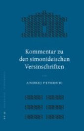 book Kommentar zu den simonideischen Versinschriften