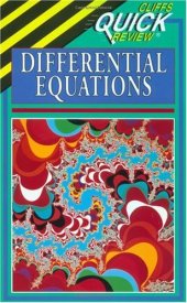 book Differential Equations (Cliffs Quick Review)