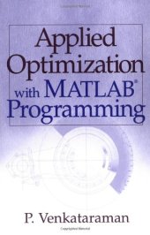 book Applied Optimization with MATLAB Programming