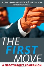 book The First Move: A Negotiator's Companion