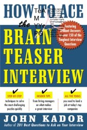 book How to Ace the Brainteaser Interview