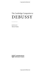 book The Cambridge Companion to Debussy (Cambridge Companions to Music)