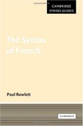 book The Syntax of French