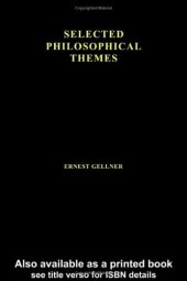 book Selected Philosophical Themes, volume II: Contemporary Thought and Politics