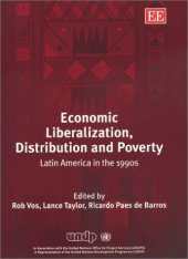 book Economic Liberalization, Distribution and Poverty: Latin America in the 1990s