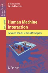 book Human Machine Interaction: Research Results of the MMI Program