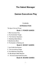 book The Naked Manager: Games Executives Play