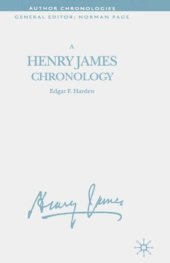 book A Henry James Chronology (Author Chronologies)