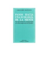 book Pasos Hacia Una Ecología de La Mente