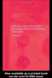 book Political Economy of the Cambodian Transition