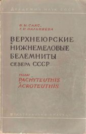 book Верхнеюрские и нижнемеловые белемниты Севера СССР