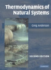 book Thermodynamics of Natural Systems