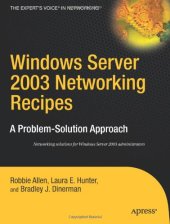 book Windows Server 2003 Networking Recipes