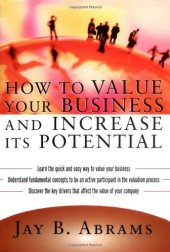 book How to Value Your Business and Increase its Potential