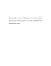 book The Effects of the Workforce-Shaping Incentives on Civil Service Retirements: Evidence from the Department of Defense