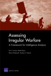 book Assessing Irregular Warfare: A Framework for Intelligence Analysis