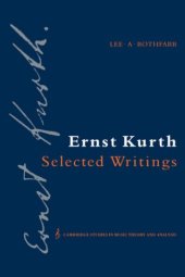 book Ernst Kurth: Selected Writings