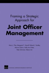 book Framing A Strategic Approach For Joint Officer Management