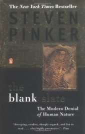 book The Blank Slate: The Modern Denial of Human Nature