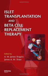 book Islet Transplantation and Beta Cell Replacement Therapy