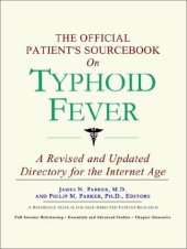 book The Official Patient's Sourcebook on Typhoid Fever