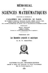 book Les ensembles projectifs et analytiques