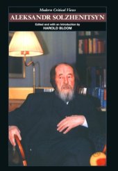 book Aleksandr Solzhenitsyn (Bloom's Modern Critical Views)