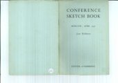 book Conference sketch book, Moscow, April 1952