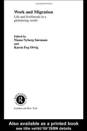 book Work and Migration: Life and Livelihoods in a Globalizing World (Transnationalism. Routledge Research in Transnationalism, 4)