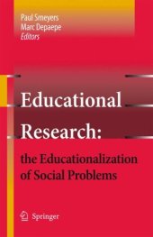 book Educational Research: the Educationalization of Social Problems