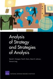 book Analysis of Strategy and Strategies of Analysis