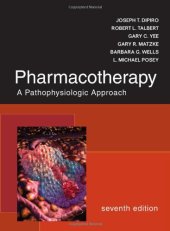 book Pharmacotherapy: A Pathophysiologic Approach, 7th edition