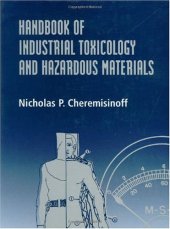 book Handbook of Industrial Toxicology and Hazardous Materials