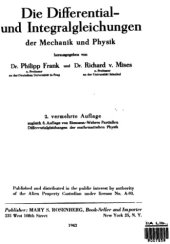 book Die Differential und Integralgleichungen der Mechanik und Physik. volume 2