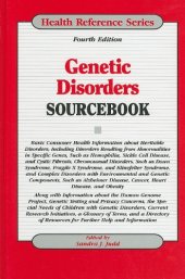 book Genetic Disorders Sourcebook, Fourth Edition (Health Reference Series)