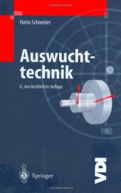 book Auswuchttechnik (VDI-Buch) 6. Auflage