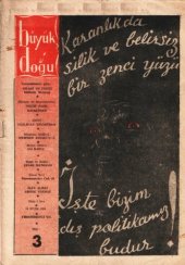 book Büyük Doğu Dergisi- sayı 3