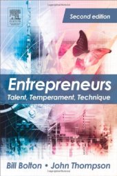 book Entrepreneurs, Second Edition: Talent, Temperament, Technique