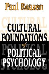 book Cultural Foundations of Political Psychology