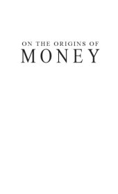 book On The Origins of Money