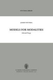 book Models for Modalities: Selected Essays