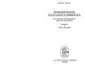 book Introduzione alla logica simbolica