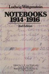 book Notebooks, 1914-1916