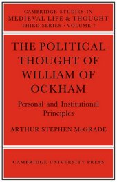 book The Political Thought of William Ockham