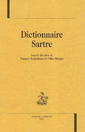 book Dictionnaire Sartre